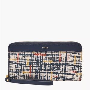 Brand New Fossil Jori Zip Clutch (NWT)